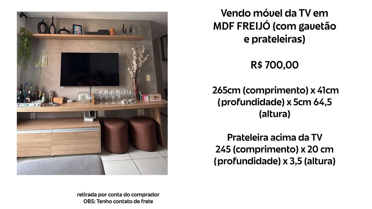 Movel completo de tv