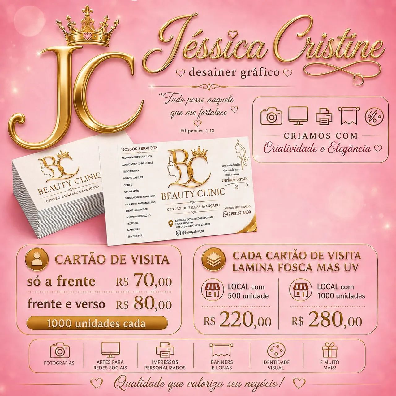 Jéssica Cristine desainer gráfico Jc  - Foto 3