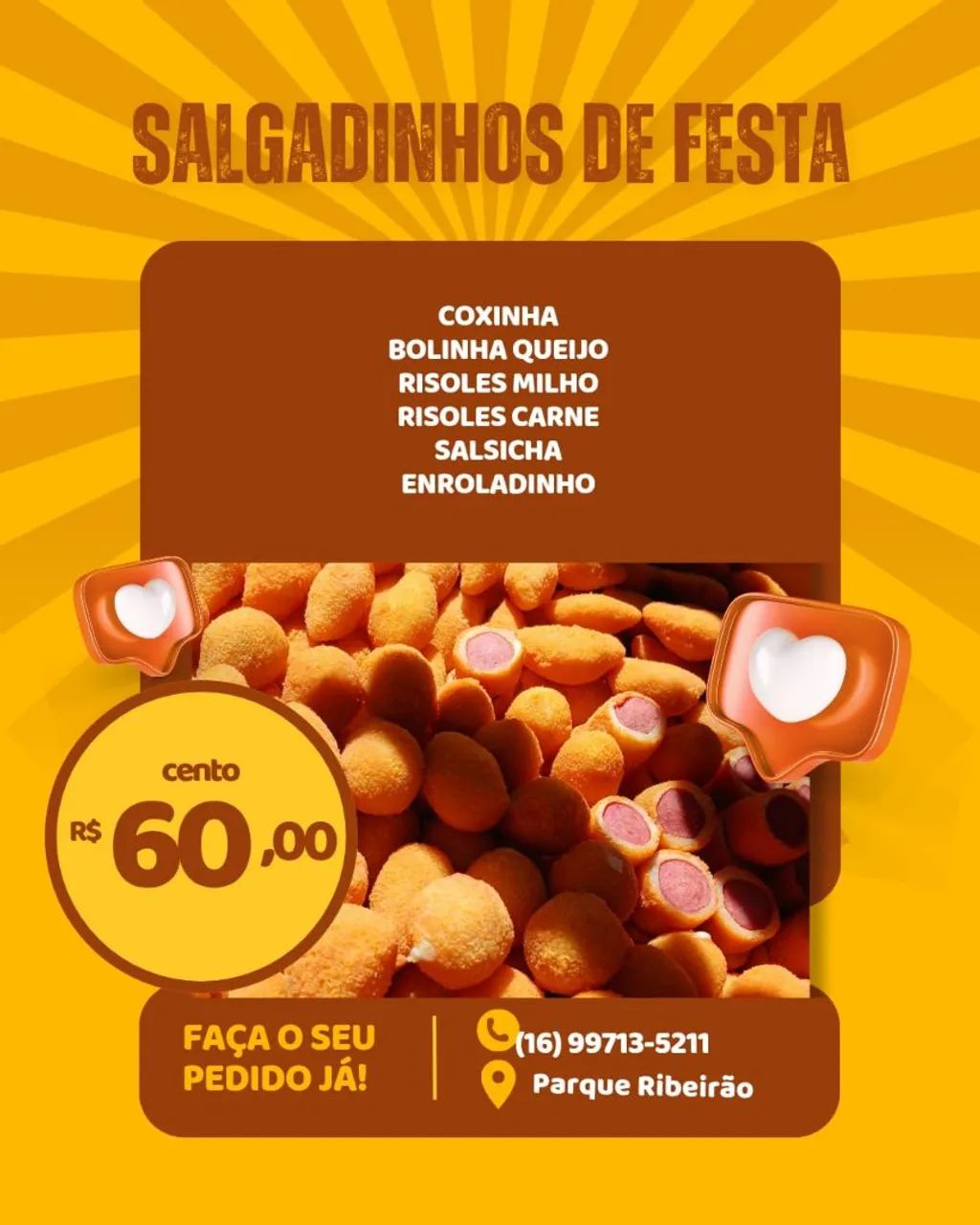 Salgadinhos de Festa