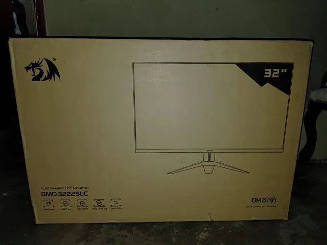 NOVO NA CAIXA - Monitor Gamer Redragon Ombra de 32, IPS, Quad HD, 165 Hz