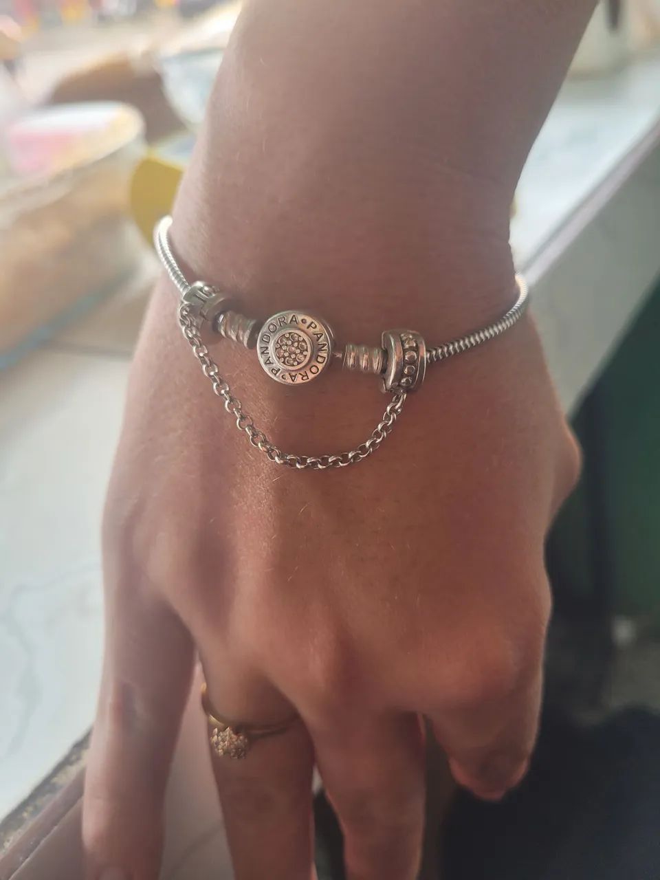 Pulseira pandora prata - Foto 3