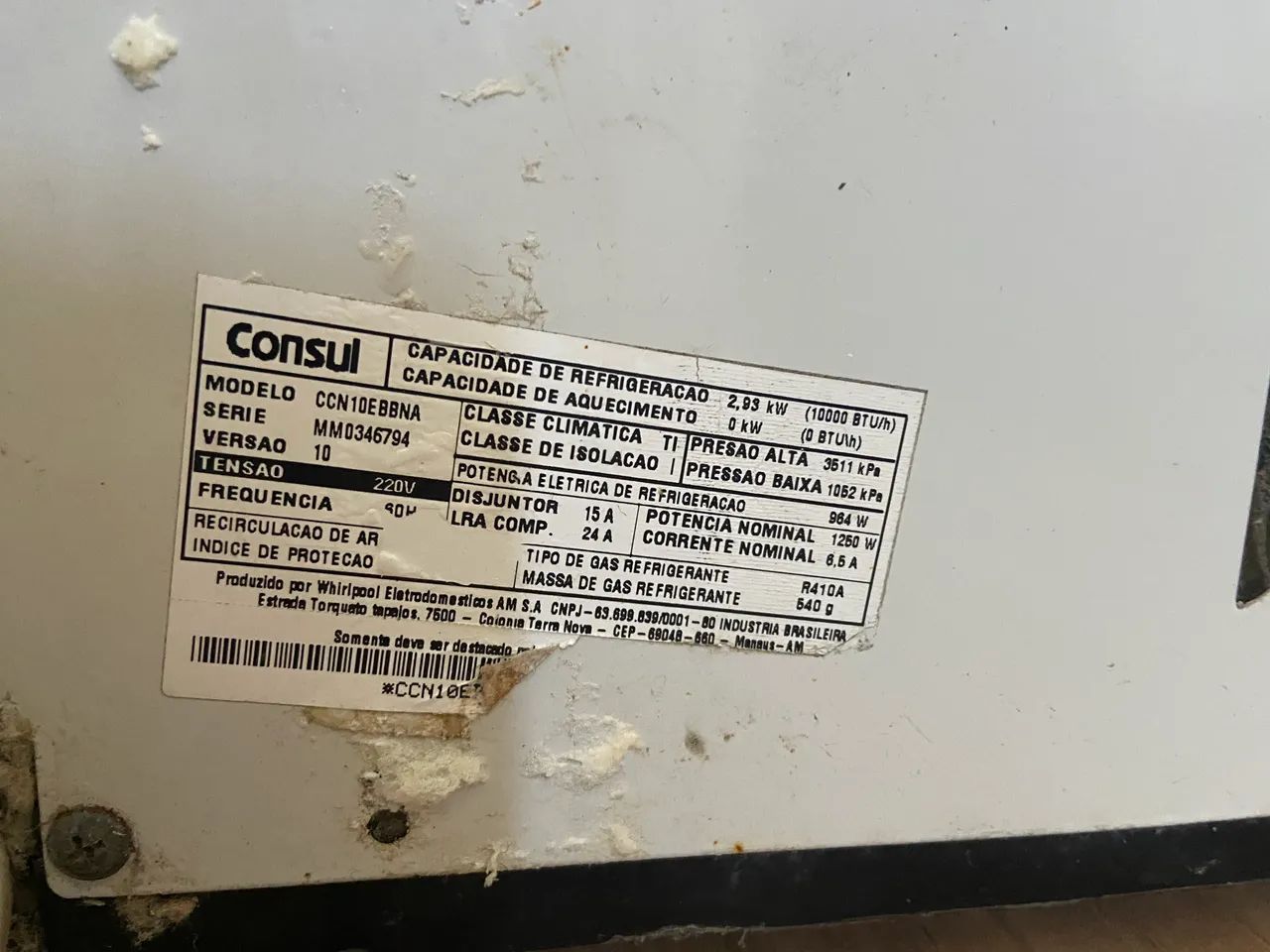 Ar Condicionado de janela cônsul acionameto com controle remoto - Foto 5