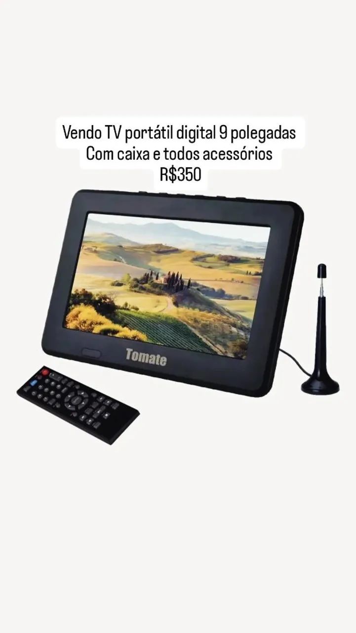 Tv tomate 9 polegadas 
