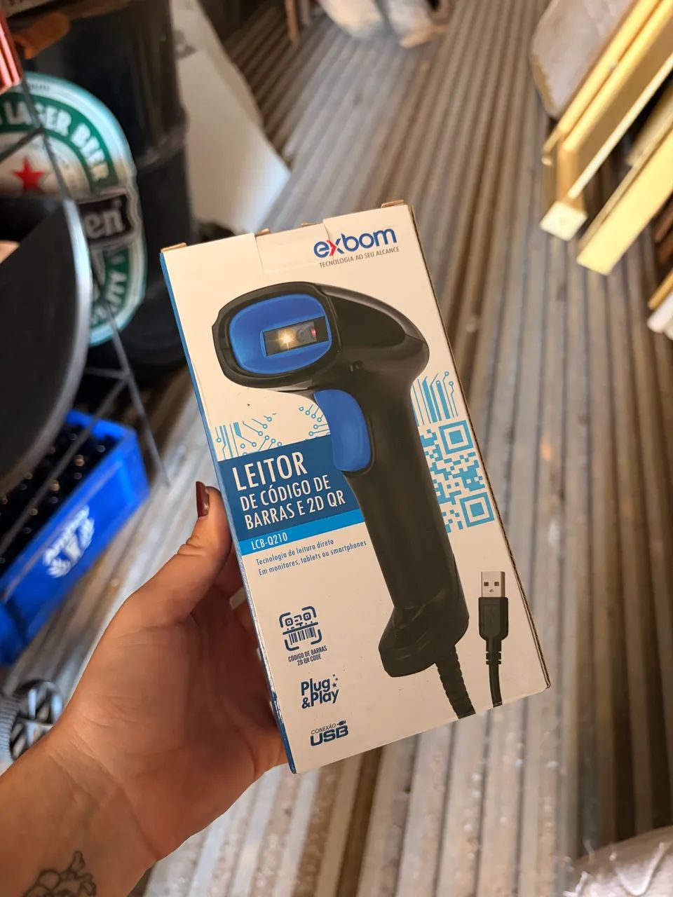 Leitor codigo barras 