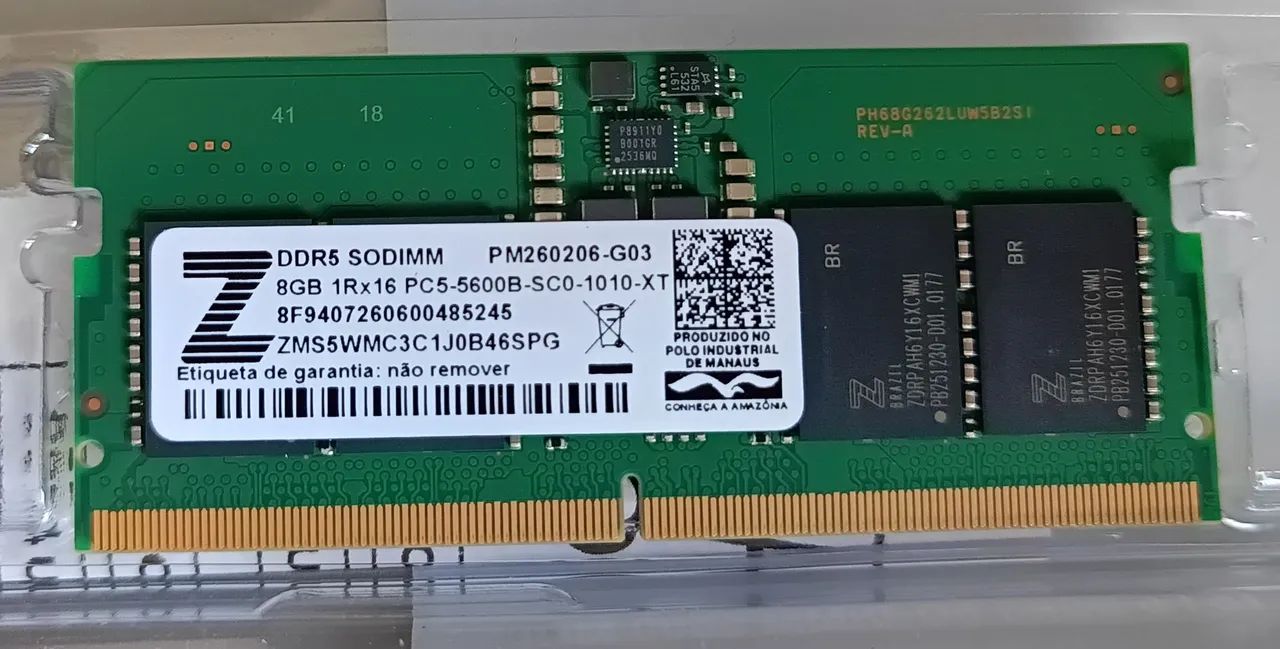 Memoria RAM DDR5 5600Mhz