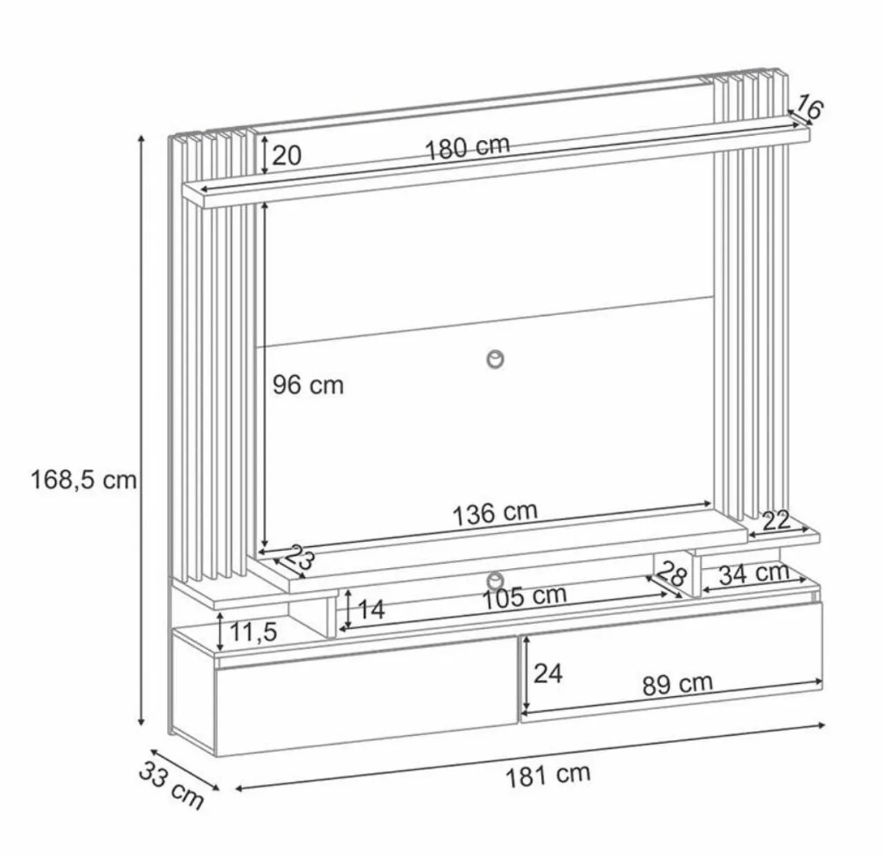 Painel de tv - Foto 2