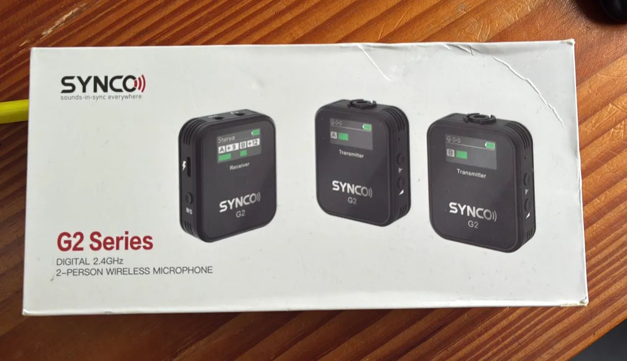 Microfone Synco G2 A2 - Microfones e Gravadores - Boa Viagem