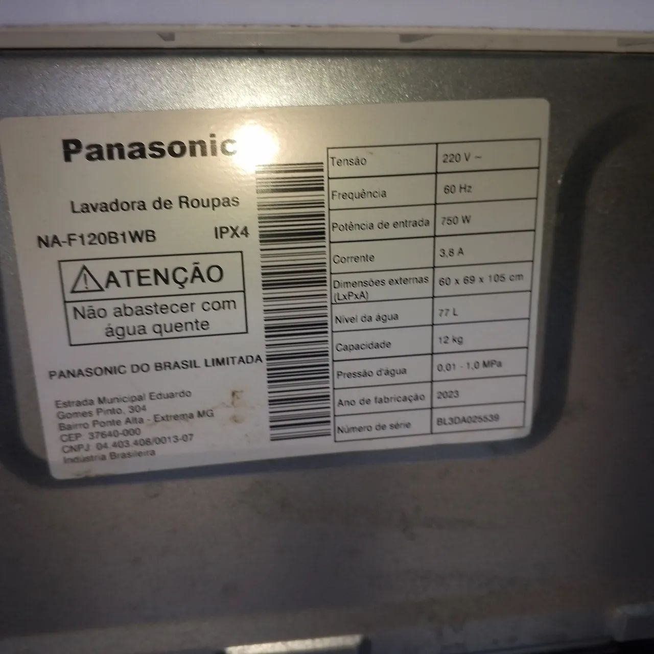 Máquina de lavar roupa Panasonic  - Foto 4