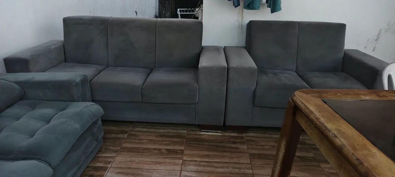 Vendo 3 sofás o conjunto. Retirada imediata - Foto 2