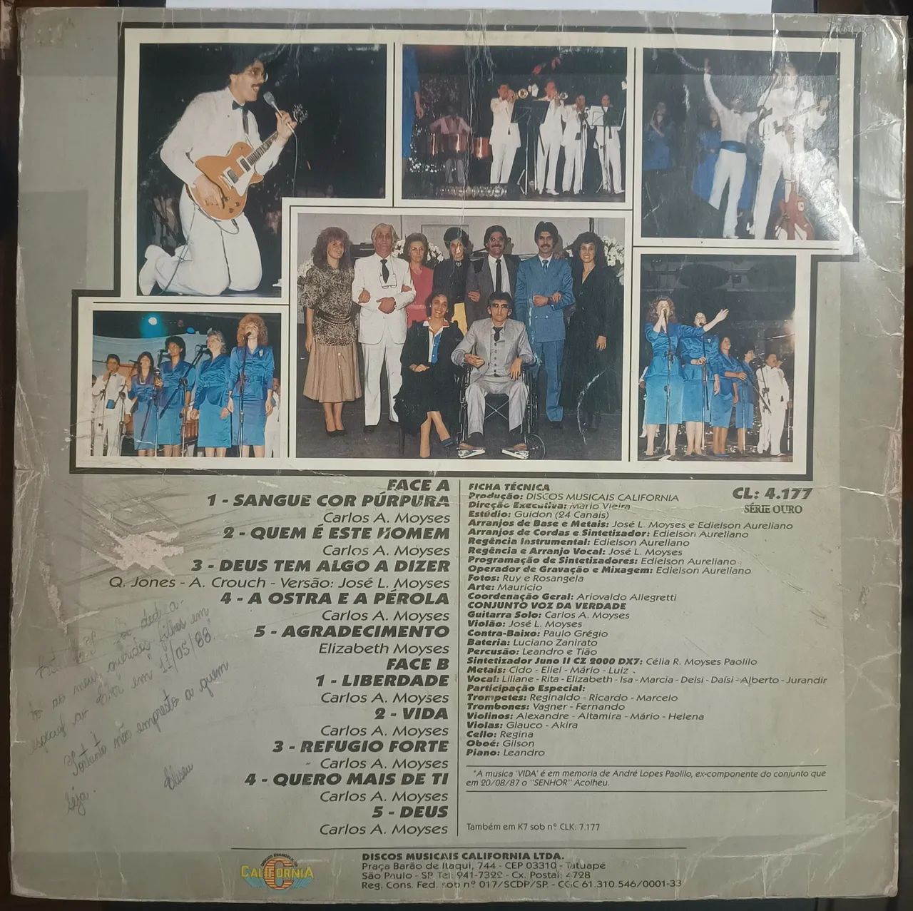 LP Voz da Verdade Sangue Corpurpura  - Foto 2