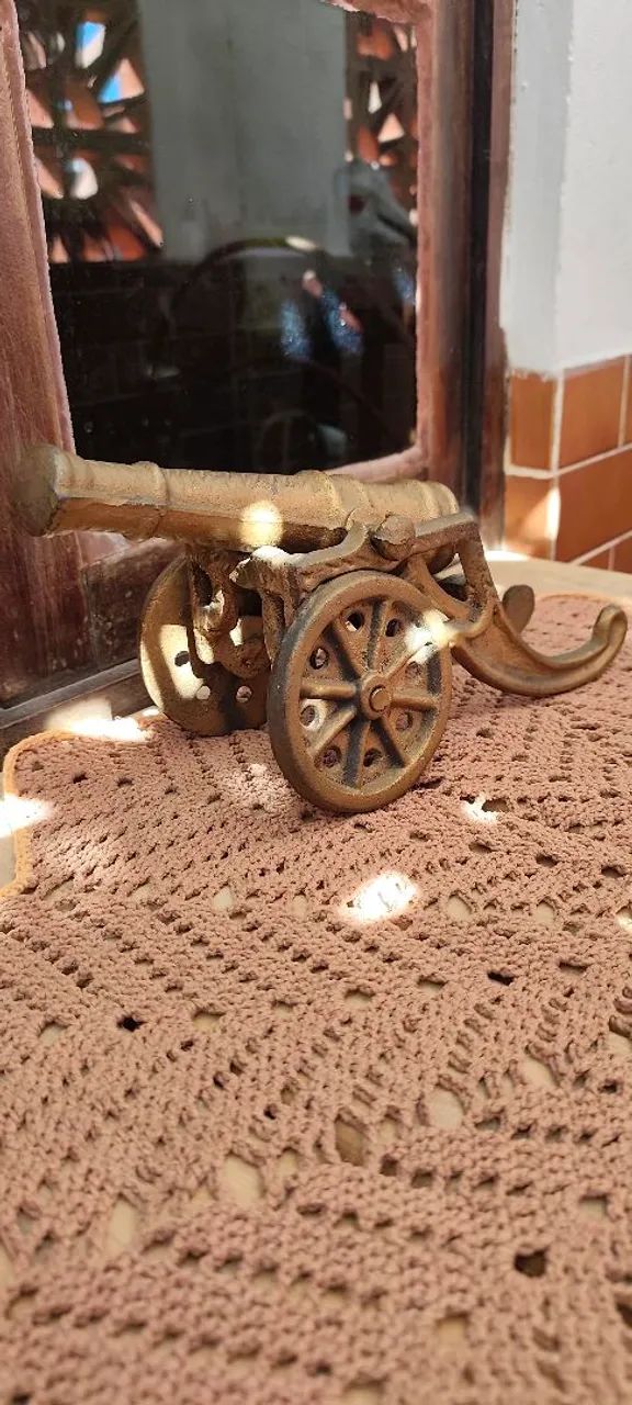 Canhão Decorativo em Ferro Fundido , aproximadamente 30 cm - Foto 4