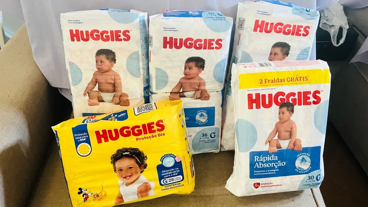 Fraldas Huggies G