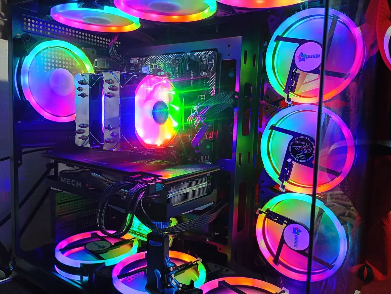 Air cooler + 10 fans RGB  - Foto 4