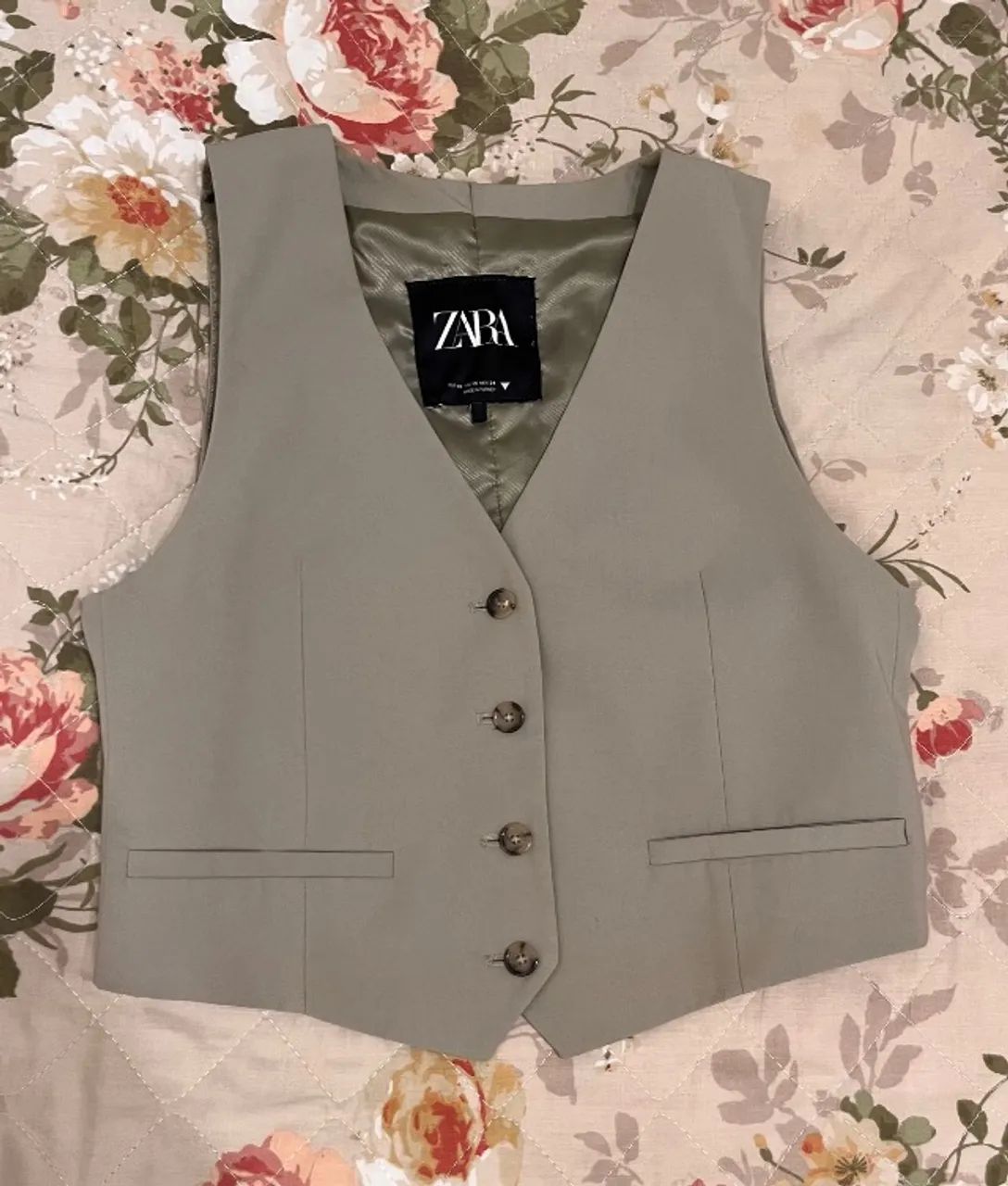 Colete cinza Zara