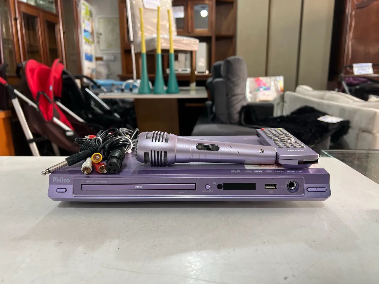 DVD Player Philco PH155L Roxo