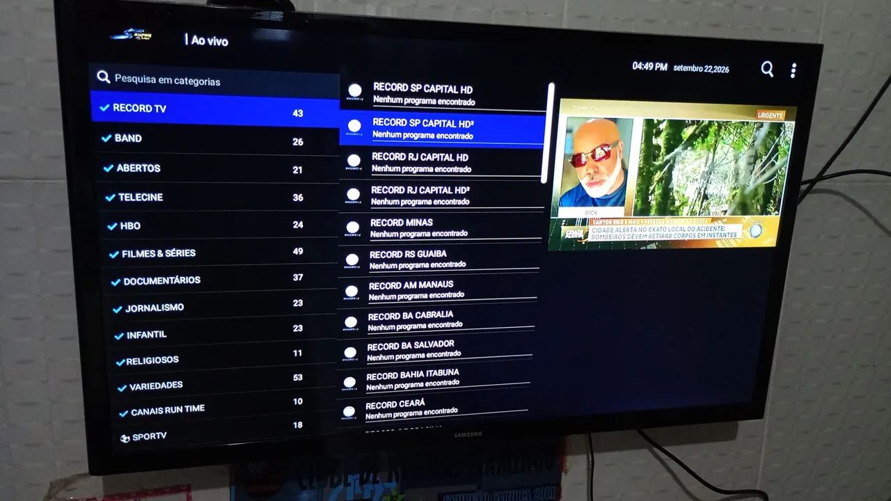 Tv Samsung Smart 32 polegadas, valor 850. Entrar em contato *34