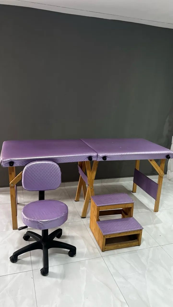Kit para estética - cadeira + escadinha - Foto 2