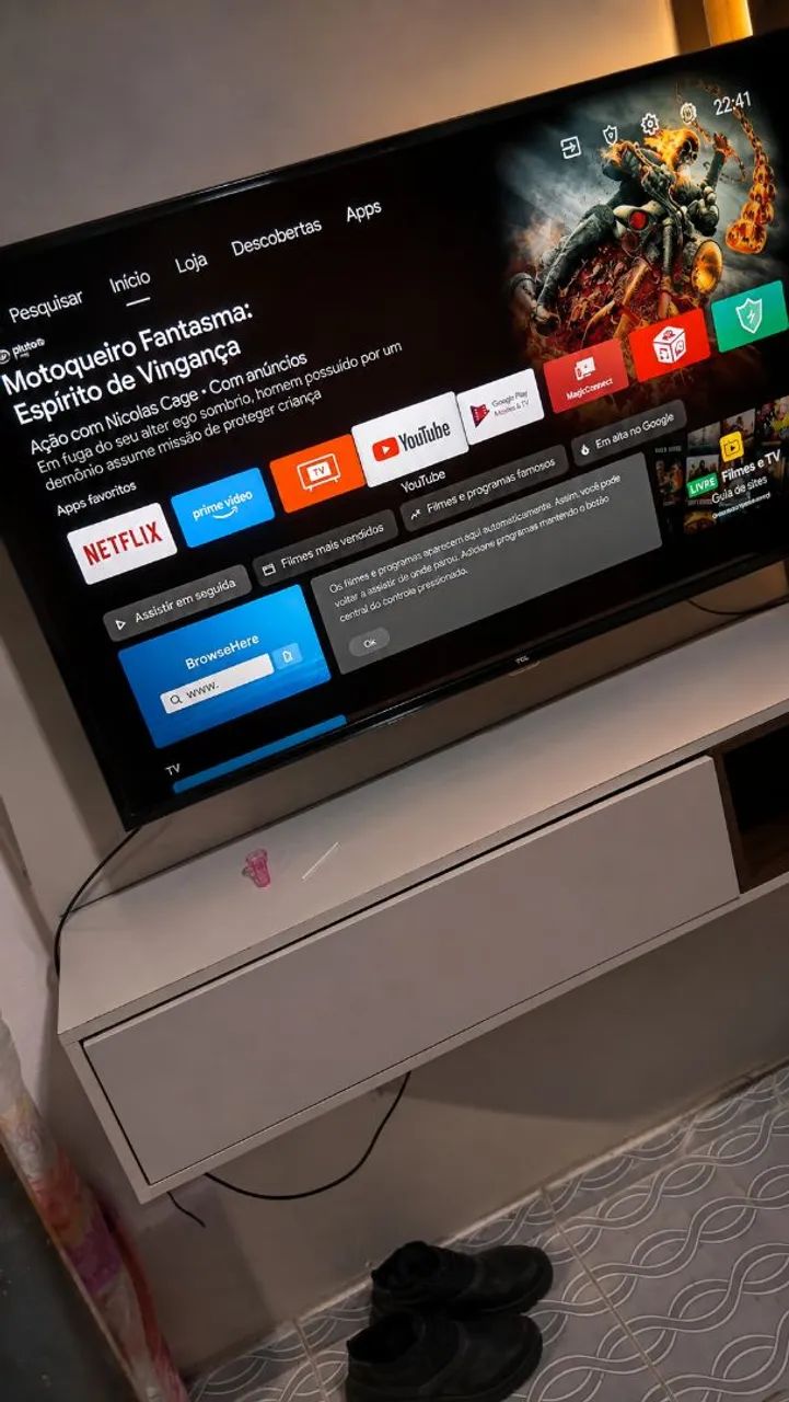 Smartv TCL 50 polegadas 4K - Foto 3