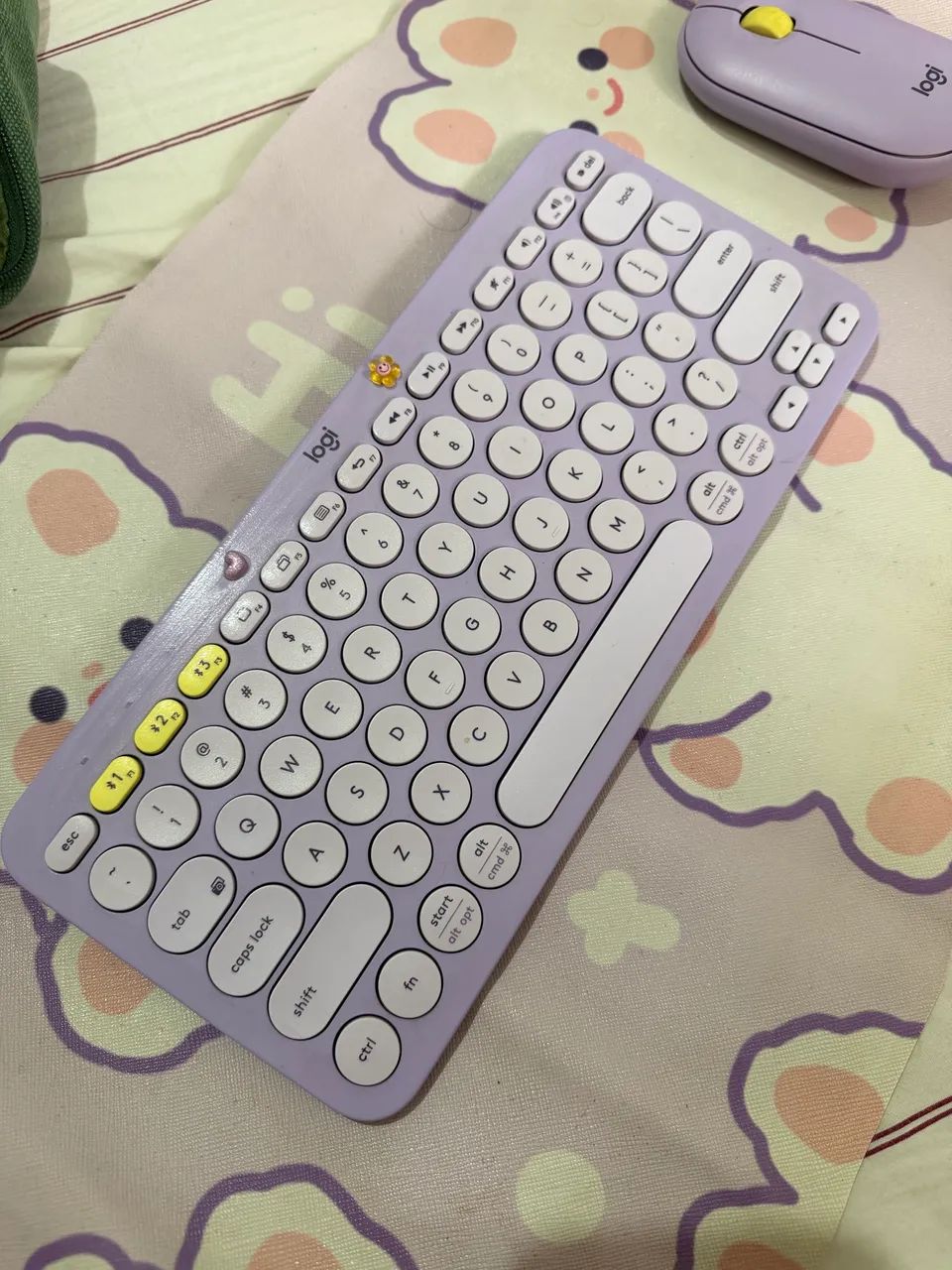 Kit Logitech Pebble 2 - Teclado + Mouse Lilás 