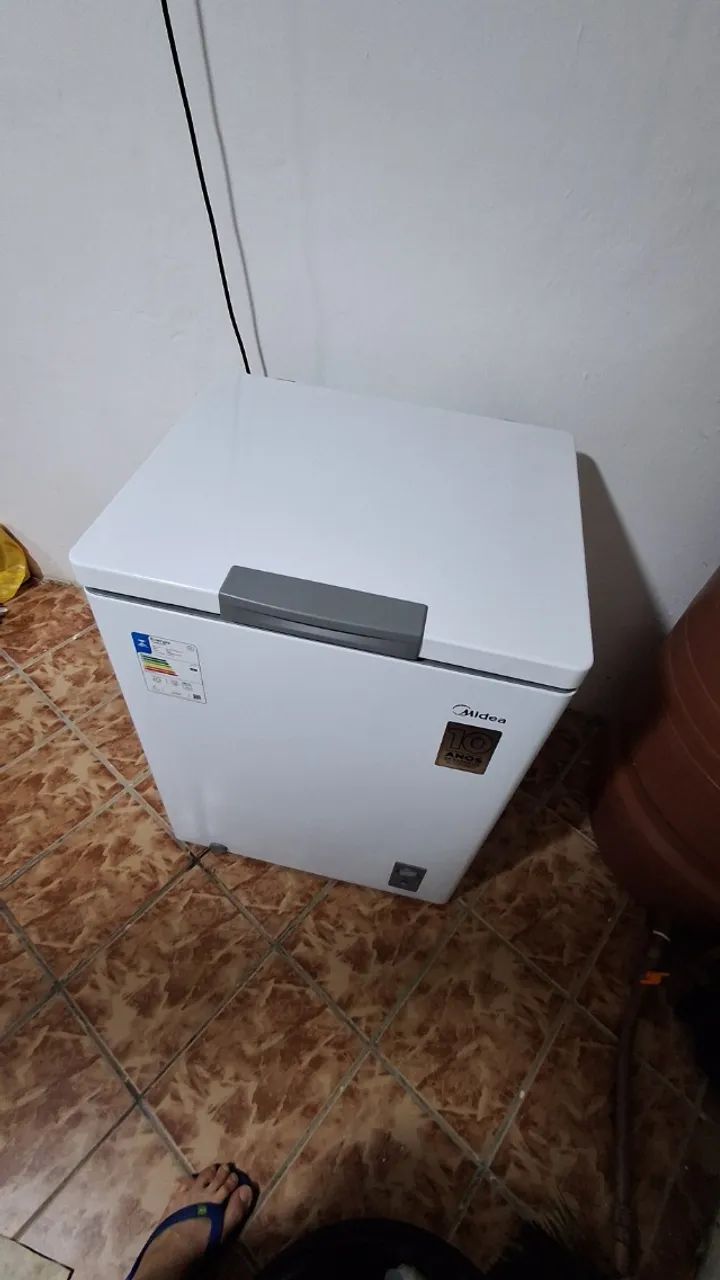Freezer Midea 145 litros 220v branco  - Foto 3