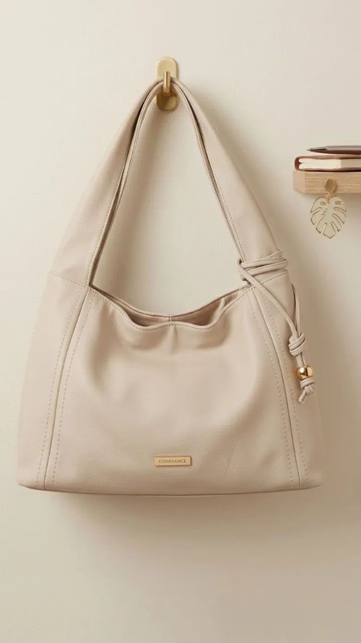 Bolsa  Constance de couro 