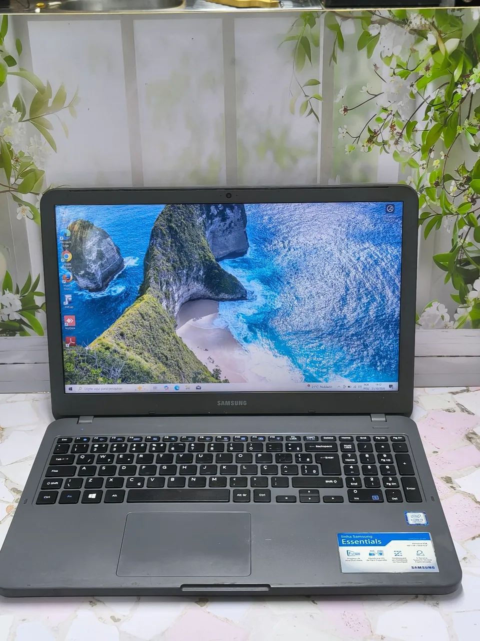 Notebook Samsung core i3 com ssd