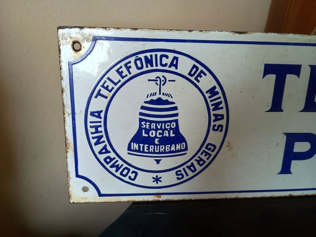 Antiga placa esmaltada  - Foto 5