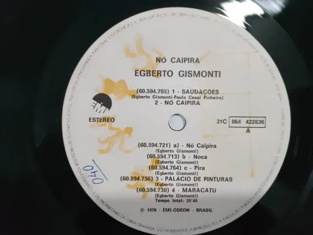 LP Egberto Gismonti - Nó Caipira (1978) - Foto 5