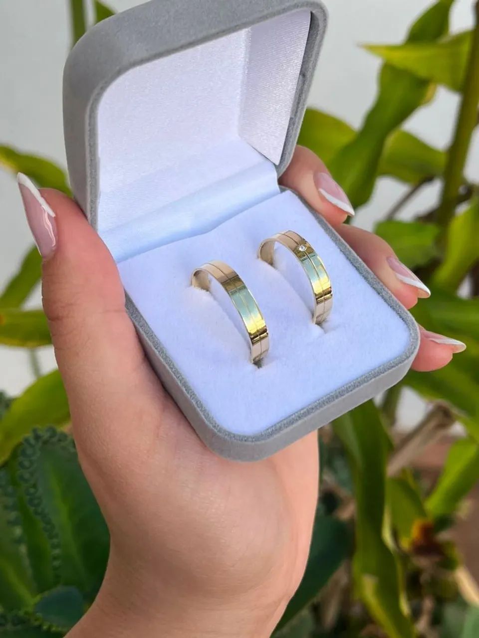 Aliança em ouro 18k