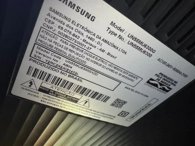 TV SAMSUNG 55? (RETIRADA PEÇAS)