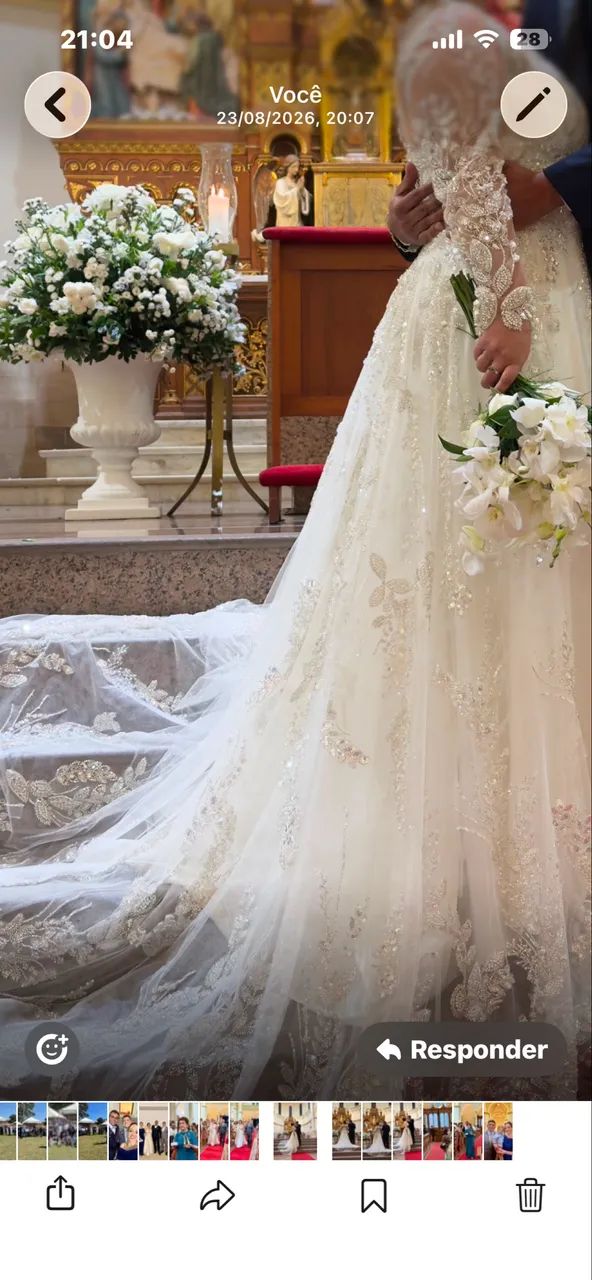 Vestido de noiva  - Foto 3
