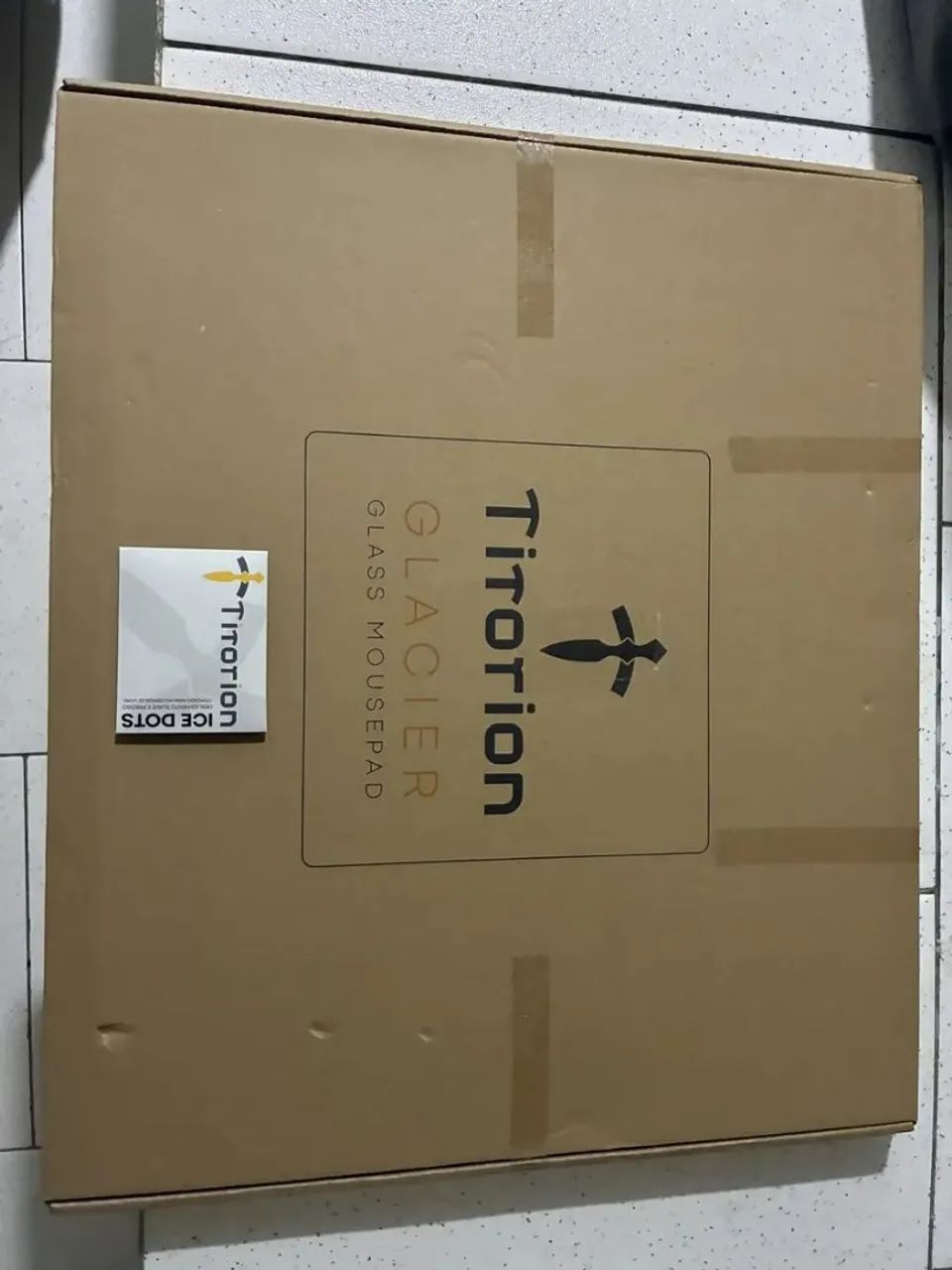 Mouse Pad de Vidro Titorion GLACIER 49x42 SPEED Divinity  - Foto 5
