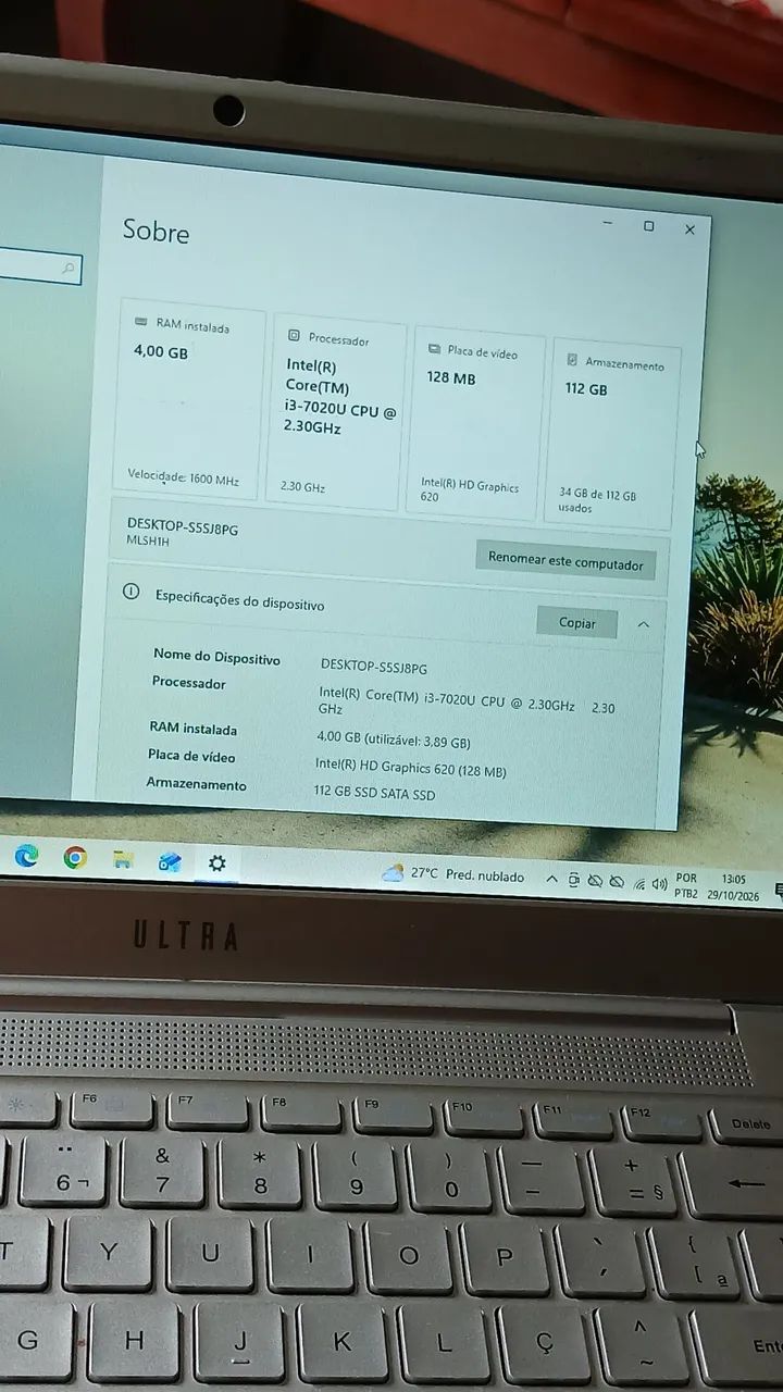 Notebook Zerado - Intel Core i3 7° Geração - Foto 3
