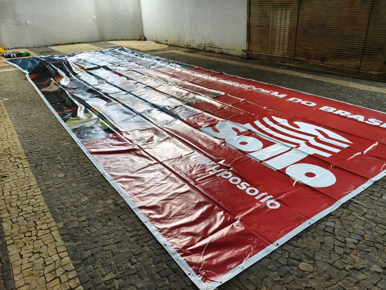 Lona outdoor usada impermeável  - Foto 5