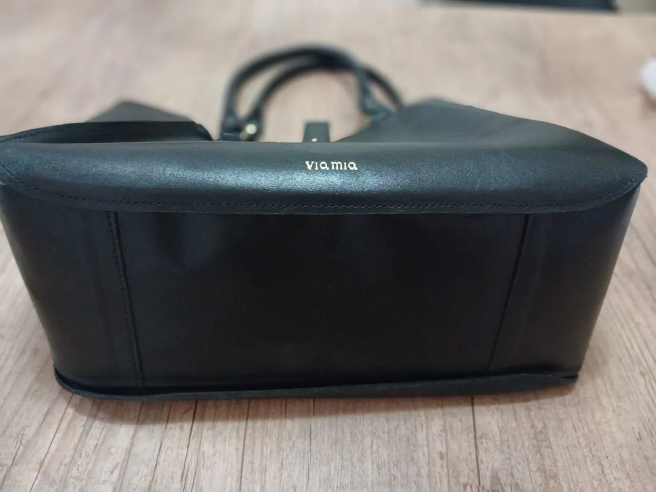 Bolsa de couro - Via Mia - Foto 4