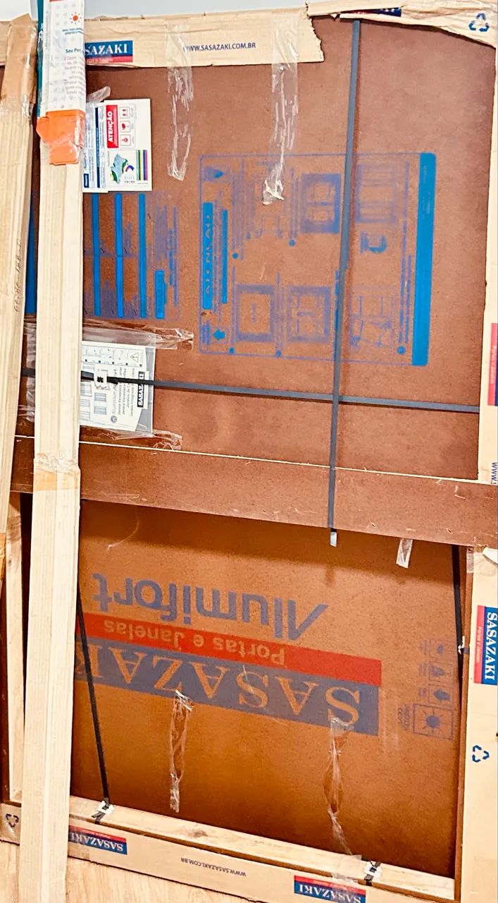 2 Janelas Sasazaki alumínio Alumifort - Foto 3