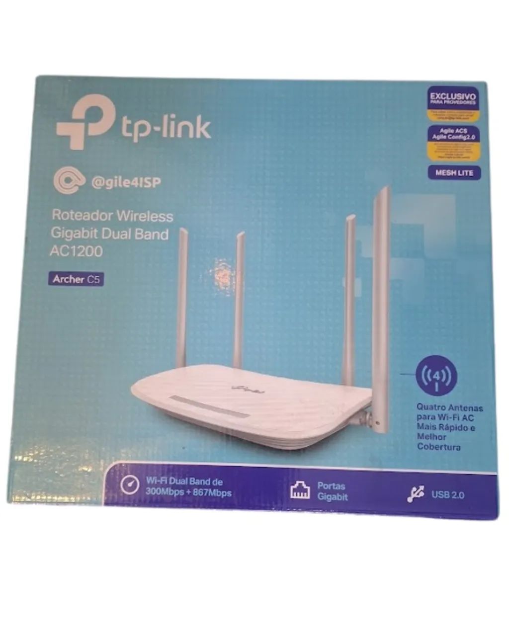 Roteador wireless TP-link Archer C5W AC1200 - Foto 3