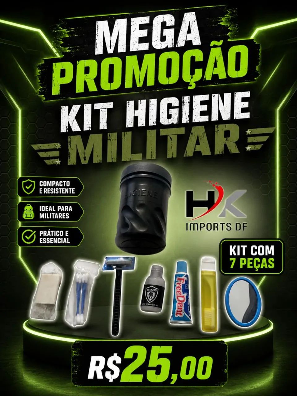 KIT HIGIENE MILITAR