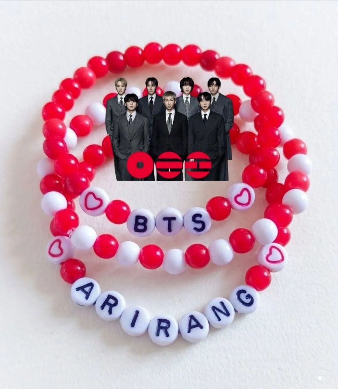 kit 3 Pulseiras BTS arirang World Tour