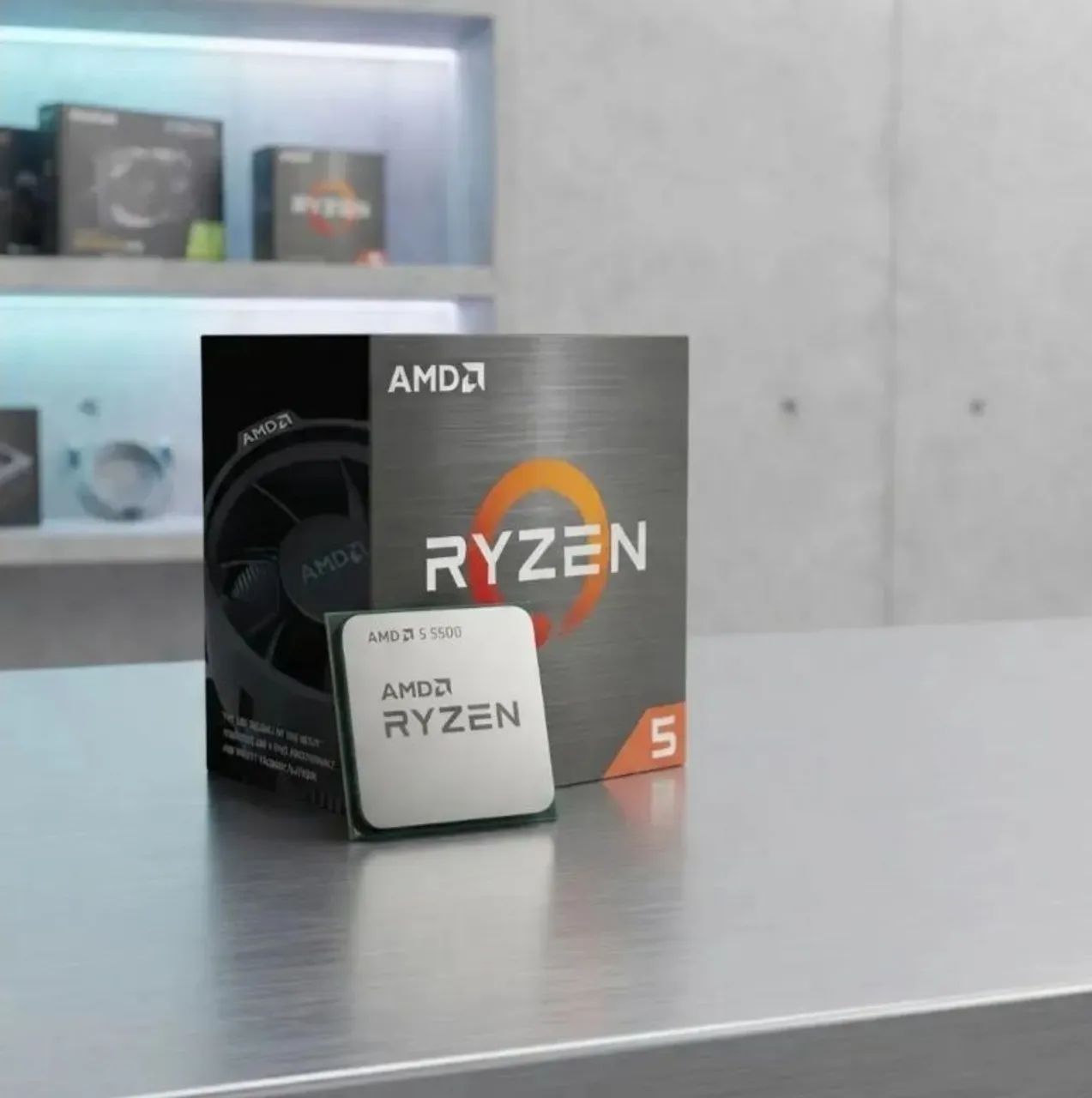 Processador ryzen 5 5500 3 meses de uso Obs: Sem cooler