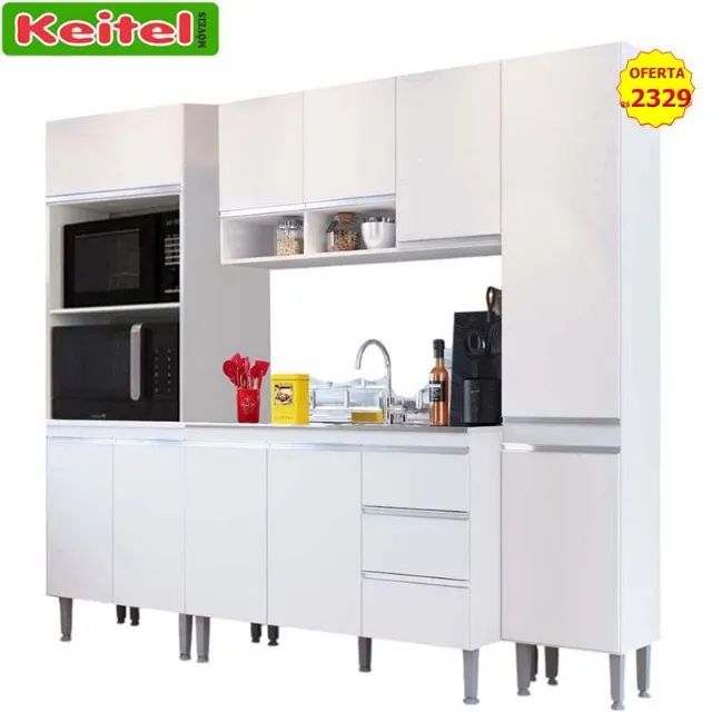 Cozinha Modulada Athena 4 peças Branca