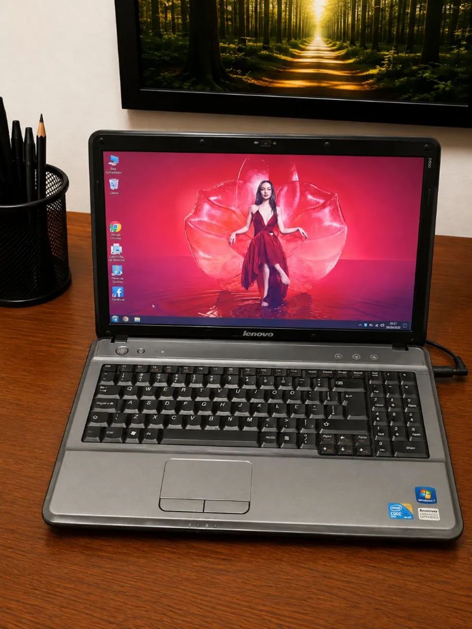Notebook Lenovo tela grande / formatado / office instalado permanente  - Foto 2