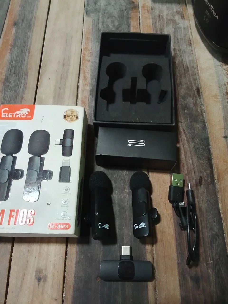 Microfone de lapela eletro - Foto 2