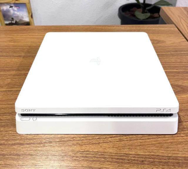 PS4 SLIM BRANCO - Foto 3