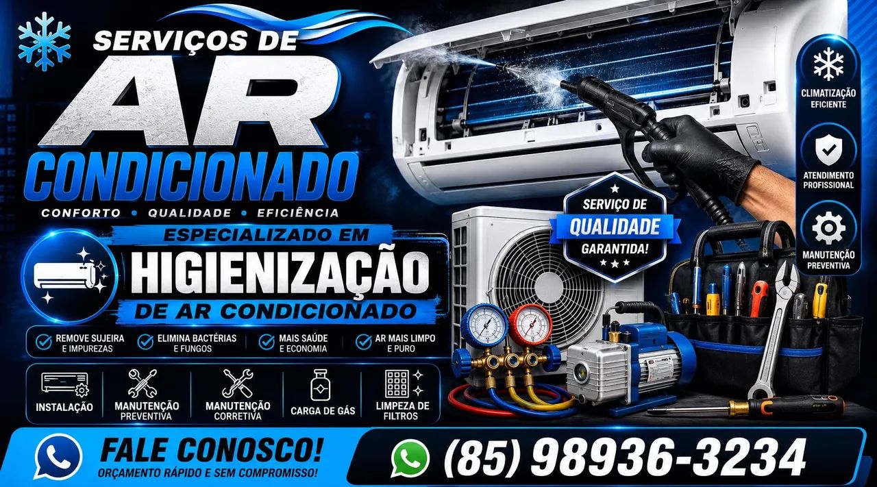 HIGIENIZAÇÃO EM AR CONDICIONADO 
