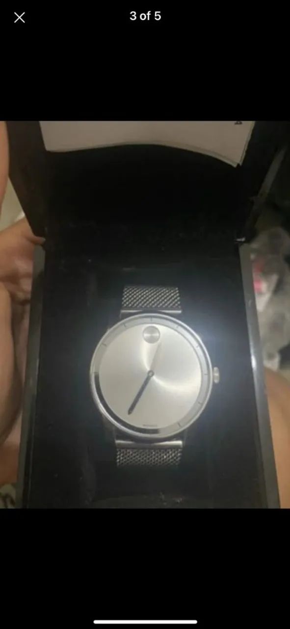 Relógio Movado Bold swiss movement aço inox  - Foto 2