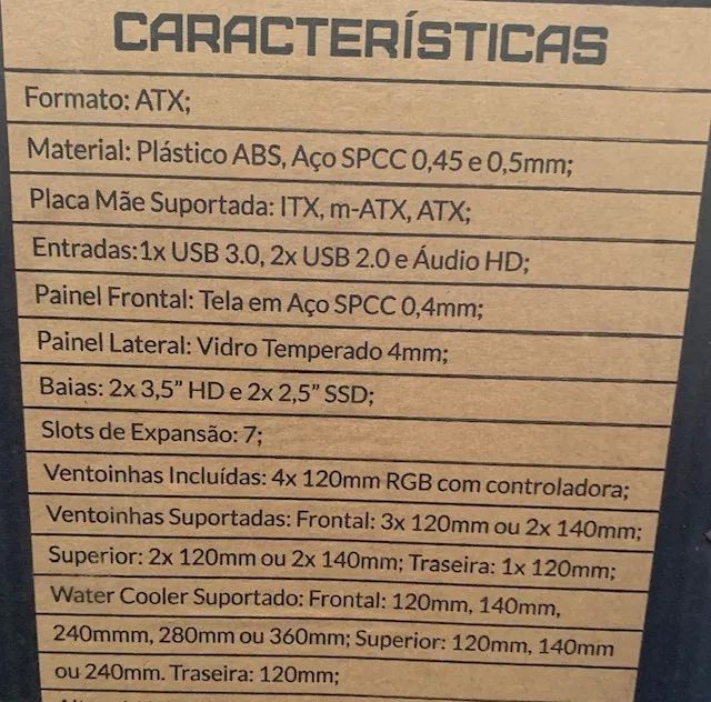 Gabinete PC para setup ATX - Foto 5