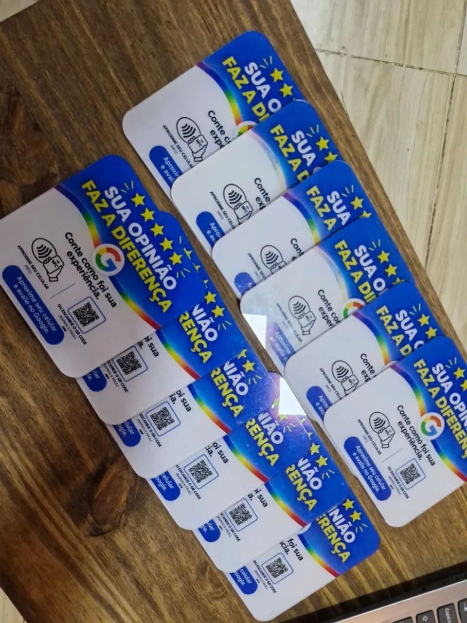 PLACA NFC + QR COD AVALIAÇÃO GOOGLE  - Foto 2