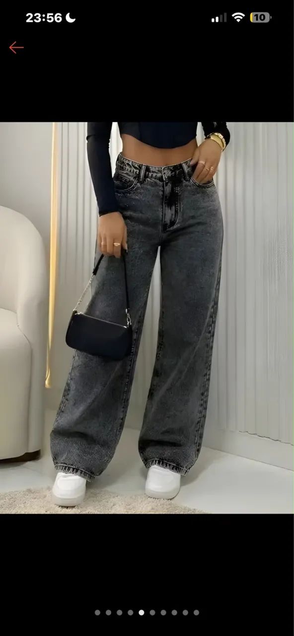Calça jeans feminina nunca usada 