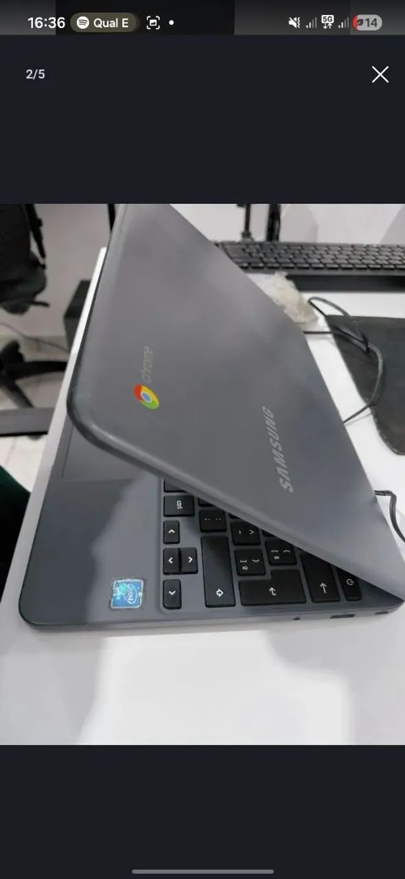 Notebook Chromebook Samsung 3 Intel SSD - Foto 3